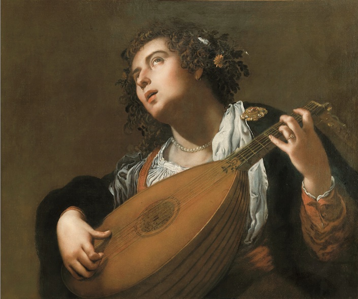woman-playing-a-lute