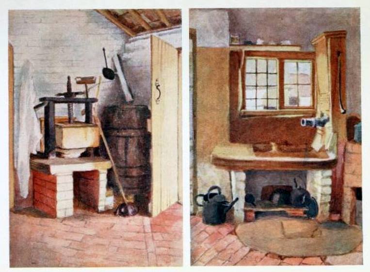 The Kitchen Pump and Old Cheese Press, Rolleston, s.d.