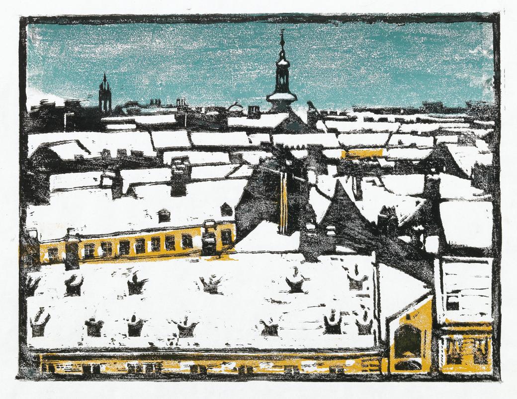 Broncia_Koller-Pinell_Alte_Dächer_-_Freihaus